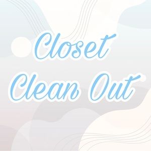 Closet Clean Out for women clothes and accessories